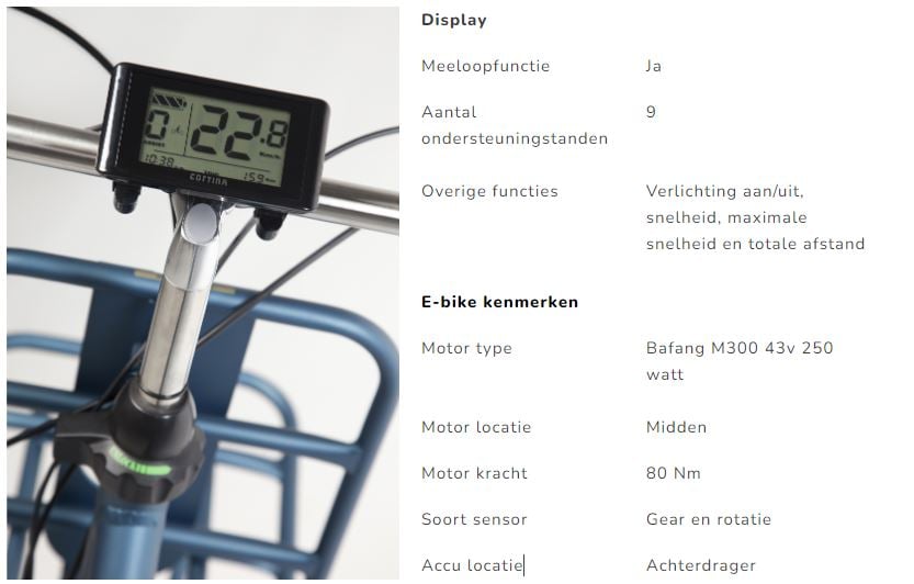 Wat zijn de voordelen en kenmerken van de Bafang middenmotor M300?